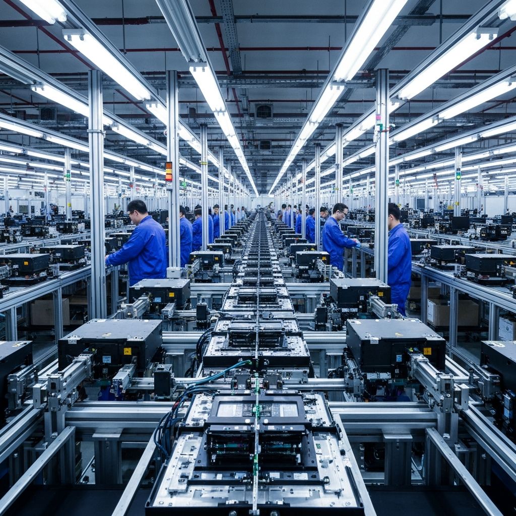 Factory floor overview