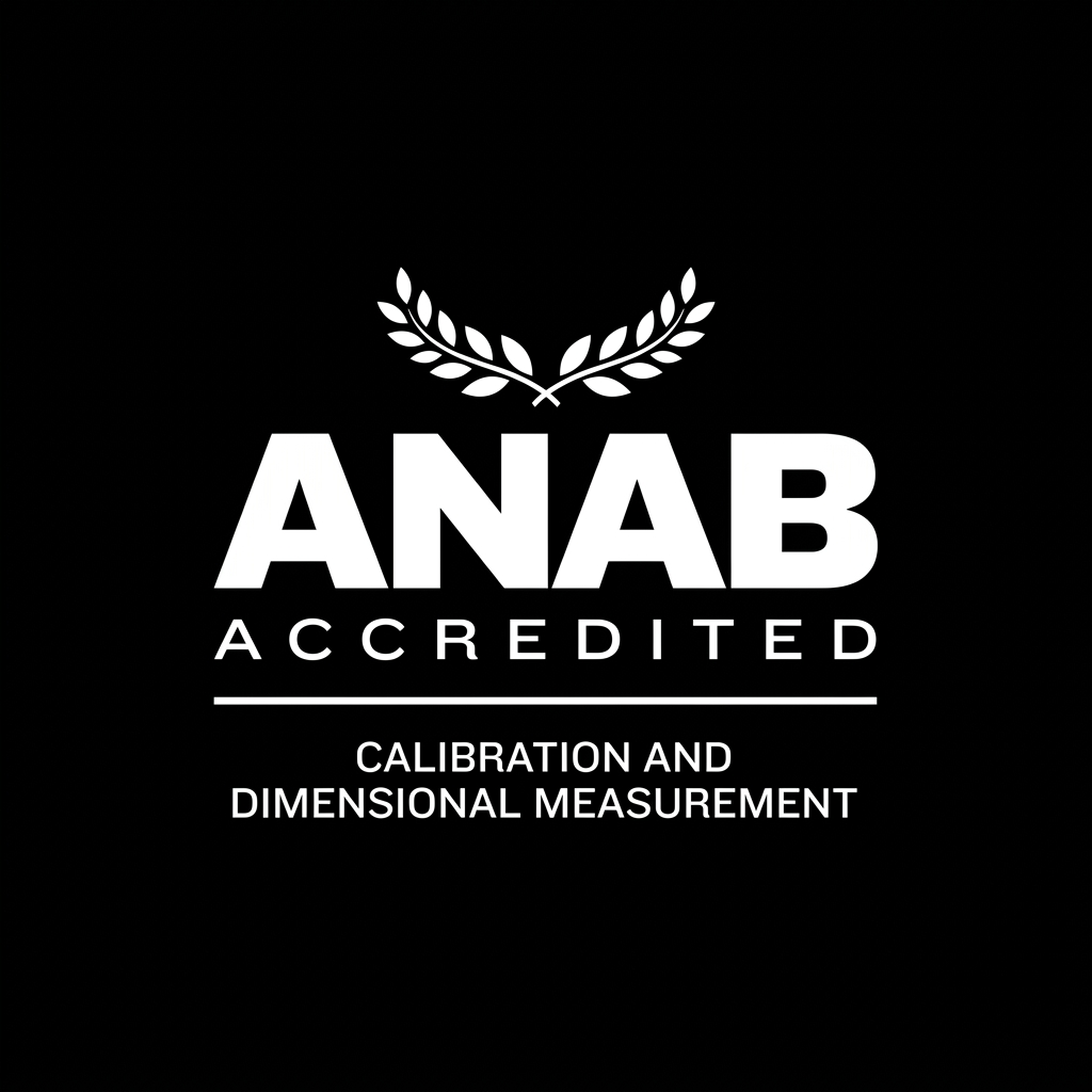 ANAB accredited for calibration and dimensional measurement